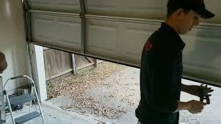 Cable Replacement and Garage Door Off Track - 2nd method- SGD