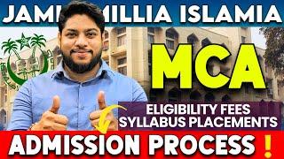 JMI MCA Jamia Millia Islamia University MCA Admission Process Entrance exam syllabus Fees