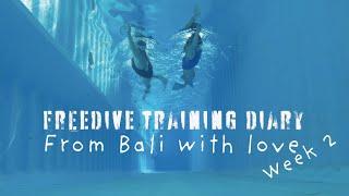 Freedive training diary from Bali with love - week 2 / Girls that freedive / Diving deeper