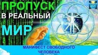 Манифест свободного человека. Оформляем пропуск в реальный мир