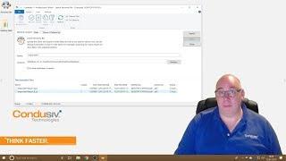 4. Searching the Recovery Bin in Condusiv's Undelete instant file recovery software