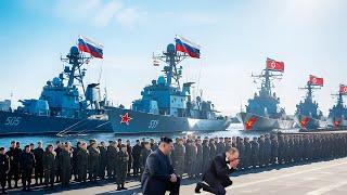 HUGE Tragedy Today! Putin and Kim Jong Un Give Up, After US Forces Bombard RUSSIAN Naval Base