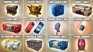 Evolution of All Loot Containers & Chests in Fortnite (Chapter 1 Season 1 - Chapter 5 Season 4)