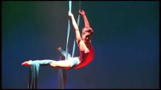 Stephanie Wong Aerial Silks Performance "Blossom of the Future"