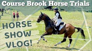 HORSE SHOW VLOG: Eventing at Course Brook Horse Trials || Bathe/Braid/Prep & Go Eventing w/ Me!!