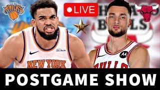 KAT INJURES Knee! Knicks Defense Collapses... | Knicks V Bulls POSTGAME SHOW w/Recap & LIVE Reaction