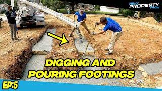 Footings - Building a House | $475,000 Duplex Build | EP 5