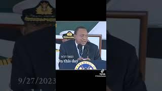 UHURU KENYATTA EMOTIONAL SPEECH #uhurukenyatta #raila #ruto #gachagua #citizentv