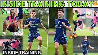 INSIDE TRAINING | Kieran Tierney & Odegaard return to training | Sterling crazy skillsfor Bolton