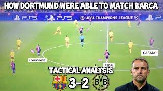 Borussia Dortmund 2 - 3 FC Barcelona || Tactical Analysis ||