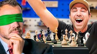 Can Mark Rober Beat A Blindfolded Chess Master?