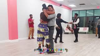 HAITI AND JAMAICA DANCING KOMPA.... DANCE CLASS WITH CLAUDEL