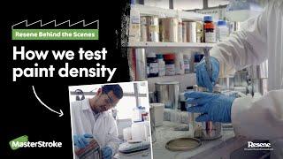 Resene Behind the Scenes - How we test paint density