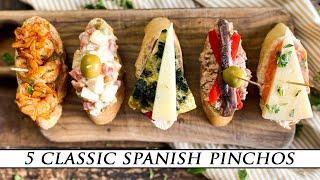 5 Classic Spanish Pinchos | Quick & Simple Tapas Recipes