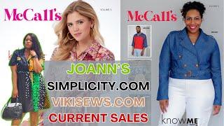  CURRENT IN-STORE AND ONLINE SALE THIS WEEK!!!  | JOANN'S | SIMPLICITY.COM | VIKISEWS.COM