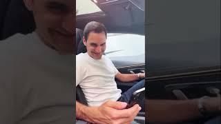 #Federer in your car with #waze #Roger always with the #best route in every place!!!