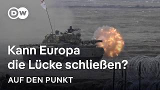 US-Waffenstop: Wie lange kann sich die Ukraine ohne US-Waffen halten? | Auf den Punkt