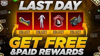 Last Day ! Get Free Rewards | Mythic Forge Release Date | Last Events | PUBGM