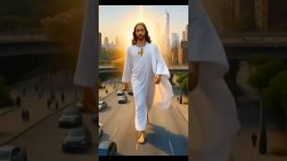 Jesus Rests Above the City… While the World Keeps Moving 