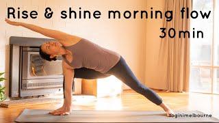 Rise & shine morning yoga flow | 30minute | energising | whole body