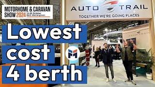 Affordable 4 berth motorhomes at the NEC Show