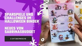 Sparspiele & Challenges | 2. Oktoberwoche | Ist Lu eine Hexe?| Doppeltes Budget #umschlagmethode