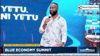 Listen to CS Hassan Joho wonderful remarks in front of Ruto & Raila in Homa Bay County!!