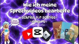 Wie ich meine Sprechvideos bearbeite #sprechvideo #capcut #roblox #schrittfürschritt #einfach