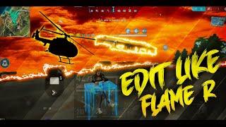 How to edit like flame r ff|| moonlight free fire editing tutorial|| house remove effect free fire