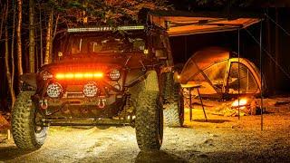 Camping With Jeep And Dome Tent MASSIVE CAMPING GEAR REVIEW