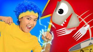 Playing games with Mini Cha-Cha, Mini Chicky & Mini Boom-Boom | D Billions Kids Songs