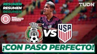 Resumen y goles | México vs Estados Unidos | Preolímpico Tokyo 2020 | TUDN