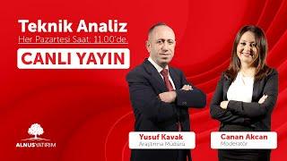 Yusuf Kavak ile Teknik Analiz ve Soru Cevap  "10 Mart 2025" I Canlı #50 I Alnus Yatırım