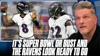 The Ravens Are Unbelievable, Look Like They Are Built For Playoff Football | Pat McAfee Show