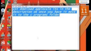 how to install applocale on windows 7