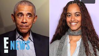 Former President Barack Obama REACTS to Malia Obama Dropping Last Name Professionally | E! News