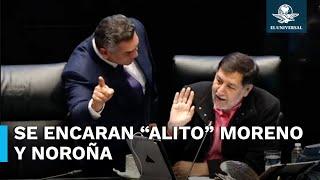 Noroña y Alito protagonizan encontronazo en el Senado