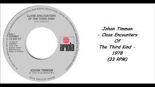 Johan Timman - Close Encounters Of The Third Kind - 1978 (33 RPM)