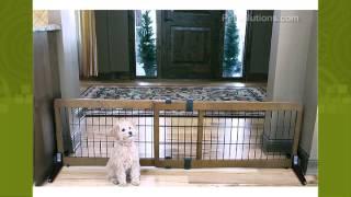 PetSolutions: Design Studio Freestanding & Pressure Mount Extra Wide Dog Gate