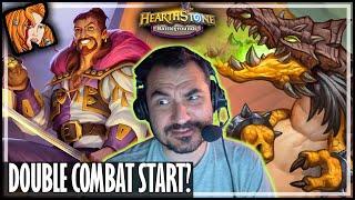 DOUBLE COMBAT START?? NEW TECH! - Hearthstone Battlegrounds