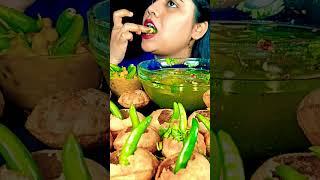 eating extreme spicy Pani Puri challenge #shorts #rs #trendingshorts #youtubeshorts