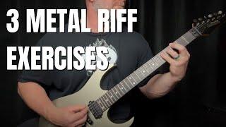 3 Metal Guitar Riff Exercises | Practice and Warm Ups for Rhythms