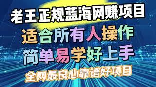 独家网络赚钱技术全部无保留教学包教包会，全网最牛正规蓝海网赚项目，适合所有人操作简单易学，最重要的是可以长期永久操作，可实现24小时自动赚钱！