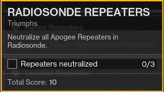Destiny 2 - Lightfall: Radiosonde Repeaters Triumph Guide