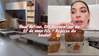 WEEKLY VLOG #23 : Haul Action, DIY Rénovation du lit de mon fils + Reprise du boulot 