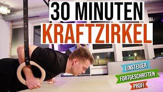 30 Min Kraftzirkel mit Turnringen