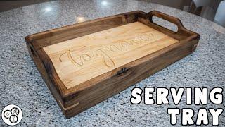 Wooden Serving Tray | Woodworking Gift Ideas | DIY