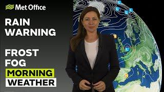 27/11/24 – Freezing fog for some – Morning Weather Forecast UK – Met Office Weather