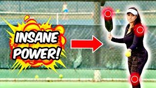 How to Serve HARDER in Pickleball (60+ MPH)