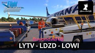 MSFS Live  | BeyondATC!! | Ryanair & Austrian OPS | 738 & A32N | Tivat - Zadar - Innsbruck